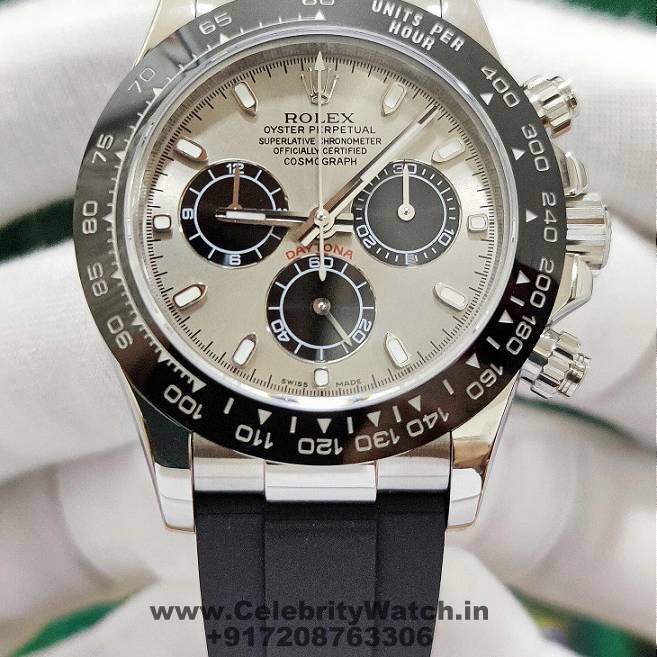 rolex daytona silver dial replica watch