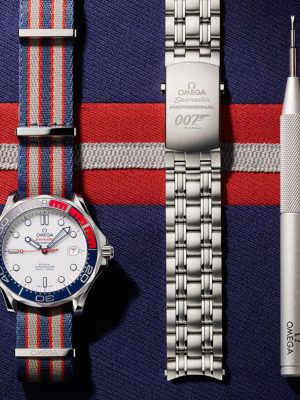 Omega Seamaster Diver 007 Commanders Watch 1:1 Super Clone Replica | With Metal Bracelet and NATO Strap | 2507 Swiss Clone Movement