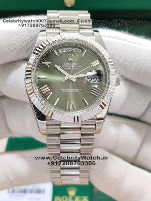 rolex daydate white gold