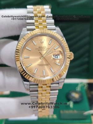 rolex datejust champagne superclone