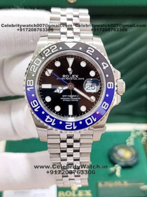 rolex gmt master ii batman superclone
