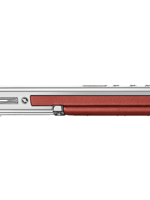 Vertu Signature Keypad Pure Silver Red Leather Luxury Mobile Phone
