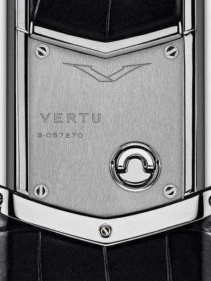 vertu black alligator