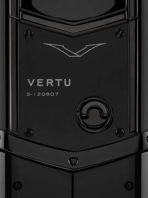 vertu full black mobile