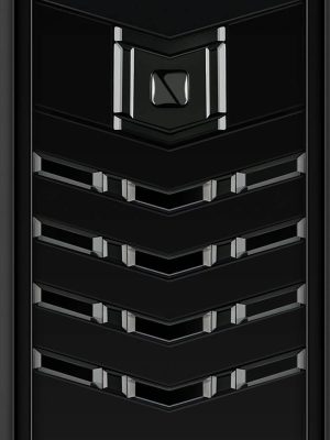 vertu full black phone