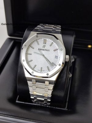 ap royal oak 15500 white dial