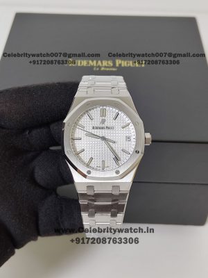 ap royal oak 15500 white dial replica