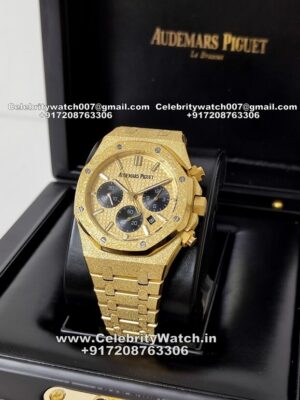 ap royal oak frosted gold watches