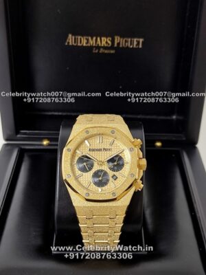 ap royal oak frosted white gold