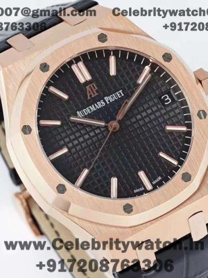 ap royal oak leather strap watches
