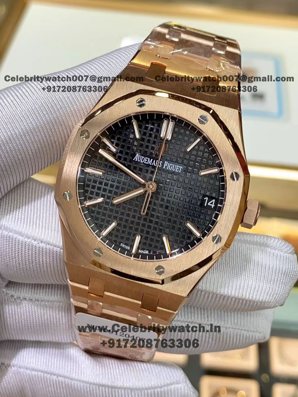 audemars piguet royal oak 15500 rose gold watch