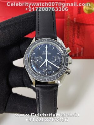 omega speedmaster moonwatch leather strap