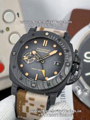 panerai submersible gmt navy seals carbotech replica
