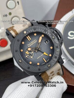 panerai submersible quarantaquattro gmt navy seals carbotech