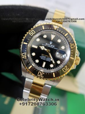 rolex sea dweller two tone replica