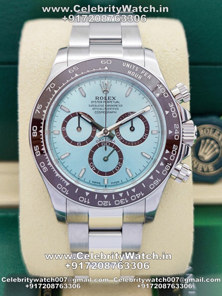 Rolex daytona ice blue dial 4131