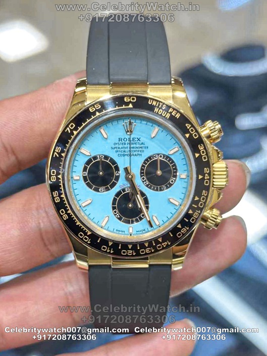 rolex daytona turquoise blue dial