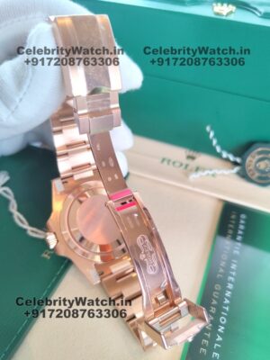 rolex gmt tiger iron rose gold