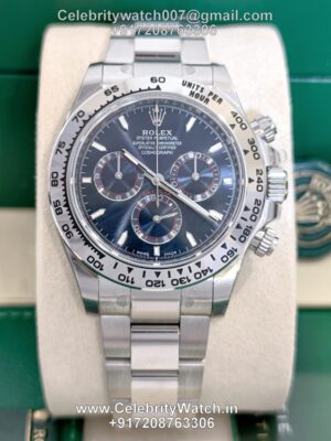 rolex daytona blue dial clone