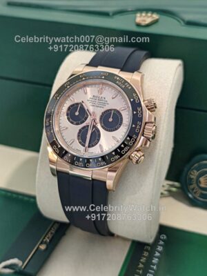 rolex daytona sundust dial oysterflex