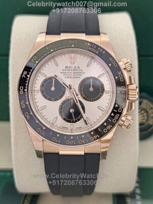 replica rolex daytona rose gold oysterflex
