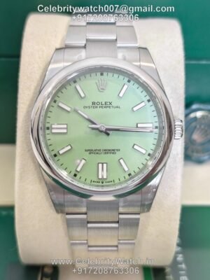 rolex oyster perpetual pistachio
