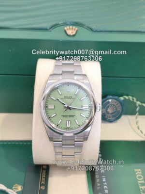 rolex oyster perpetual pistachio super clone